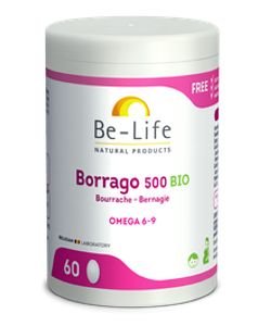 Borrago 500 (huile de bourrache) BIO, 60 capsules